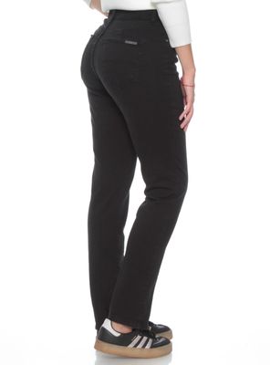 Imagen 2 del producto Jeans Slim Tiro Alto Pretina Básico con Botón