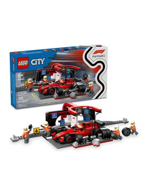 Imagen 2 del producto Lego Parada Pits de F1 y Equipo de Mecánicos Auto Ferrari