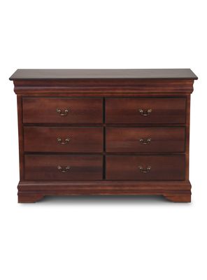 Cómoda 6 Cajones Miro Chocolate 130 x 90 x 50 cm