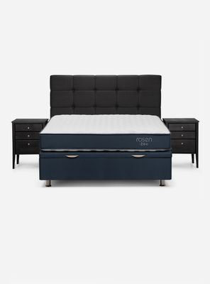 Boxet Upline 2 Plazas + Set de Muebles Issey Grafito