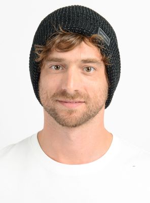 Beanie de Lana Logo Front