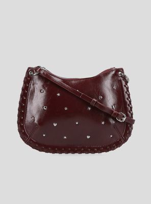 Cartera Bandolera Tachas y Pespunte