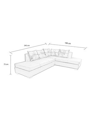 Imagen 2 del producto Seccional Pu Londres 6 Cuerpos Stylo