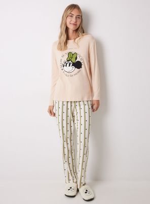 Pijama Largo Minnie Manga Larga