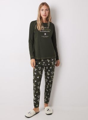 Pijama Largo Algodón Mickey & Minnie