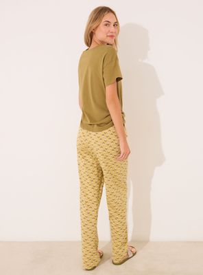 Imagen 2 del producto Pijama Largo Snoopy Algodón Caqui