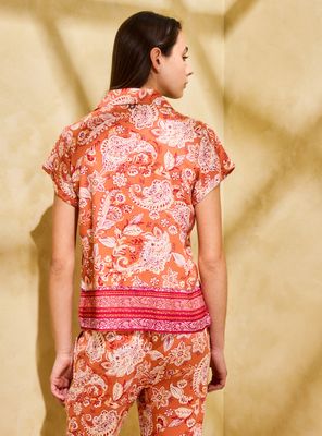 Imagen 2 del producto Pijama Camisero Manga Corta Estampado