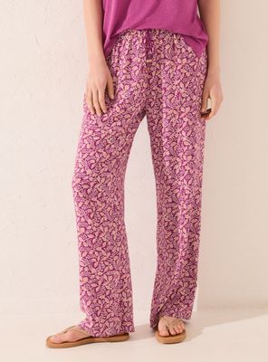 Pantalón Largo Estampado Mora