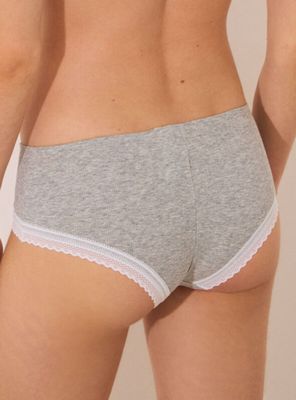 Imagen 2 del producto Calzón Bóxer Algodón Canalé Encaje