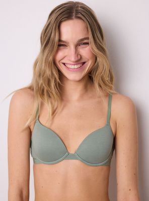 Sostén Beautiful Clásico Algodón Kaki