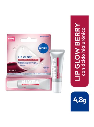 Bálsamo Labial Lip Glow Berry con Ácido Hialurónico 10 ml - image 1