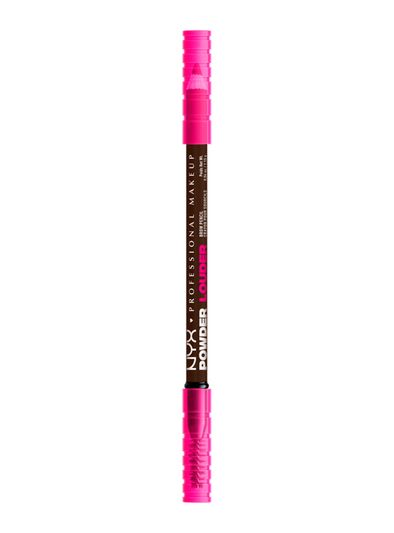 Lápiz de Cejas Nyx Powder Louder Brow Pencil Deep Brown 1.15 g - image 1