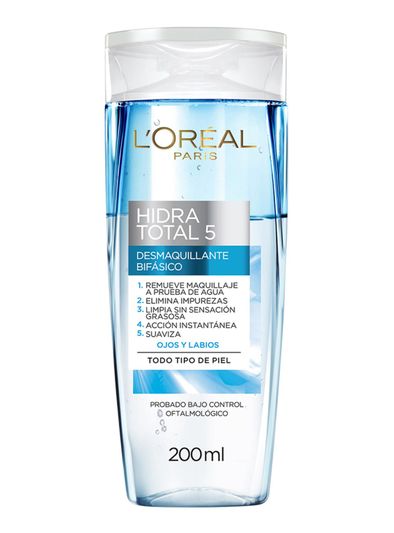 Desmaquillante Dermo Expertise L'Oréal Paris Bifásico Hidra Total 5 200 ml - image 1