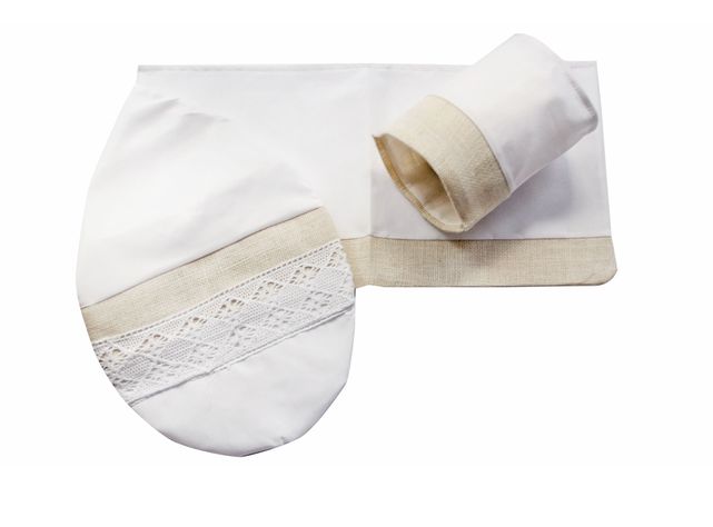 Set accesorios baño yute beige Cotidiana-0