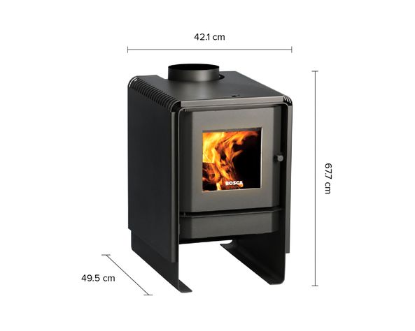 Calefactor a leña 9.4 kW Eco 360 negro-3