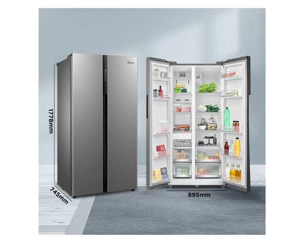 Side by Side no frost 527 litros MRSBS-5300 inox Midea-12