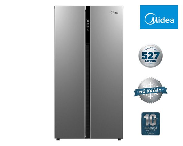 Side by Side no frost 527 litros MRSBS-5300 inox Midea-0