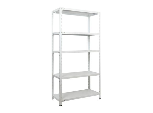 Repisa 5 niveles metal blanco Cotidiana-1