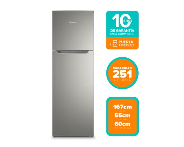 Refrigerador no frost 251 litros Altus 1250 inox Mademsa-1