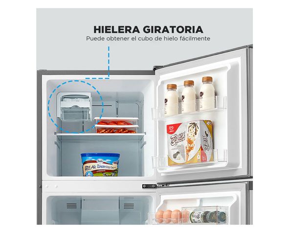 Refrigerador no frost 252 litros MRFS-2700G333FW8 silver Midea-10