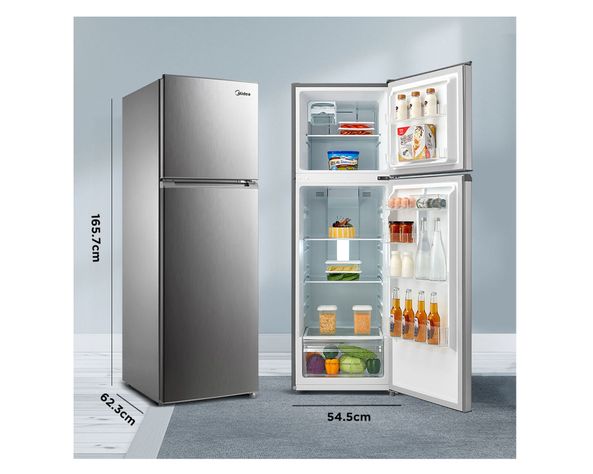 Refrigerador no frost 252 litros MRFS-2700G333FW8 silver Midea-5