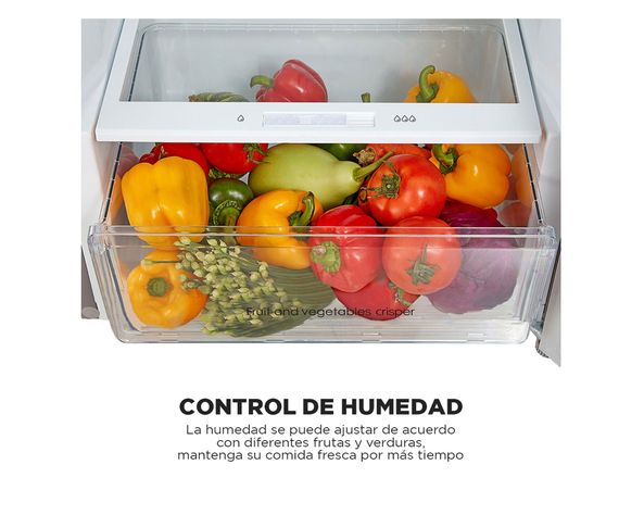 Refrigerador no frost 252 litros MRFS-2700G333FW8 silver Midea-2