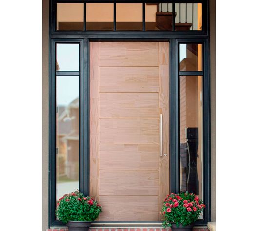 Puerta Pino Radiata Alejandría 70x200 cm Moldupanel-0