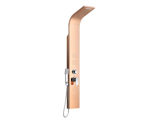 Columna ducha 150 cm 2 jets Rose gold Vessanti-0