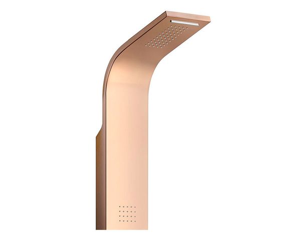 Columna ducha 150 cm 2 jets Rose gold Vessanti-1