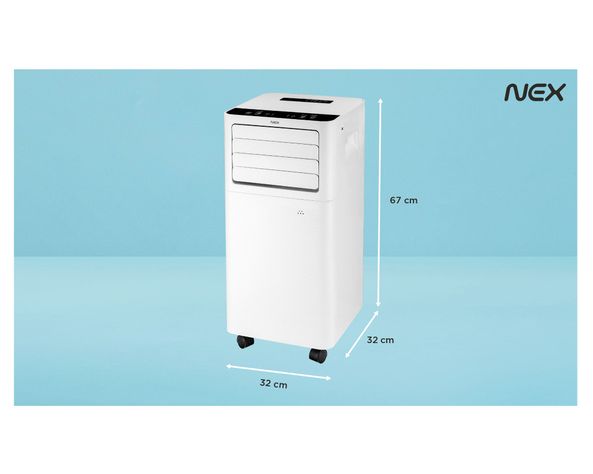 Aire acondicionado portátil 9000 BTU frío Nex-16
