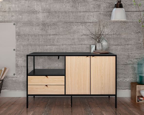 Buffet Jacob natural/negro M+Design-12
