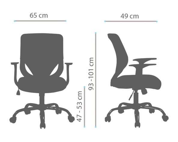 Silla de escritorio Nil negro One Sit-4