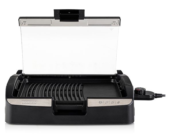 Parrilla eléctrica TH-224 negro 1500W-0