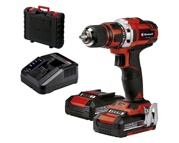 Taladro inalámbrico 18V 13mm TE-CD 18 / 40-1 Li + 2 baterías 1,5 Ah Einhell-0