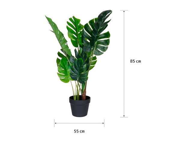 Planta artificial 85 cm Monstera Outzen-6