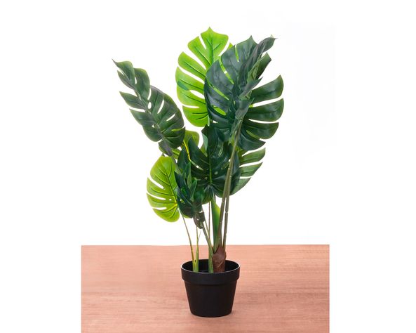 Planta artificial 85 cm Monstera Outzen-3
