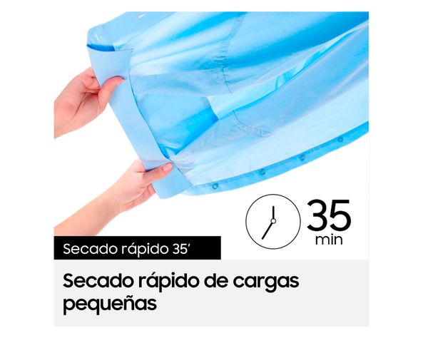 Secadora DV90TA040BE carga frontal 9 kg blanco-1