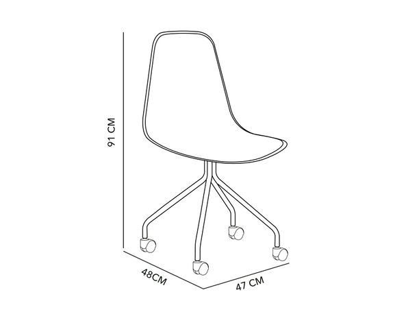 Silla PC Style azul-2