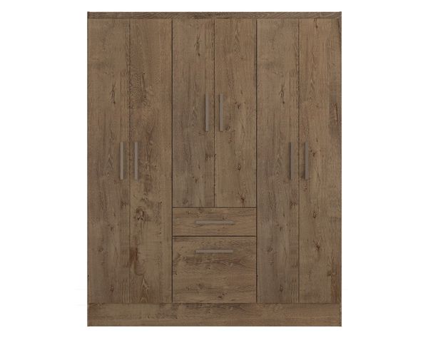 Clóset 6 puertas 1 cajón 1 zapatero Moca M+Design-0