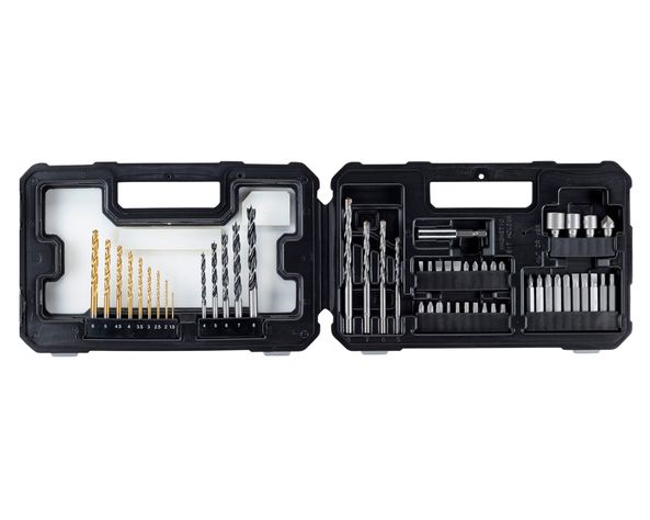 Kit taladro percutor inalámbrico 13 mm 20V + 2 baterías 1.5 Ah + cargador + set accesorios-2