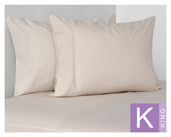 Juego de sábanas King 180 hilos Taupe beige-0