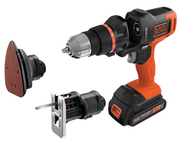 Taladro inalámbrico MTX20K3B-B2C 20V + 3 cabezales + batería Ion de litio + cargador Bivolt-0