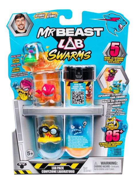 SKU Surtido: Figura de Acción Mr Beast S2 Lab Swarms x 5-0