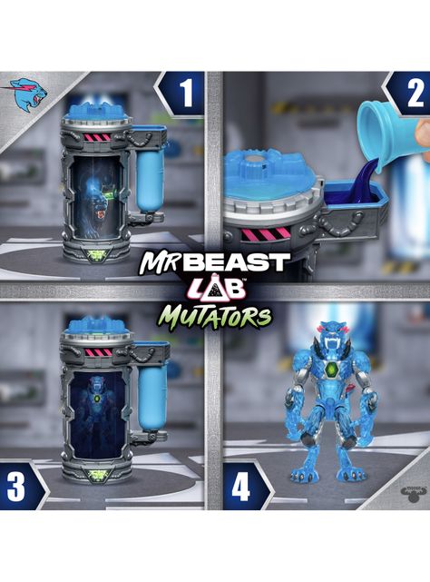 Figura de Acción Mr Beast Lab Cámara Mutante-5