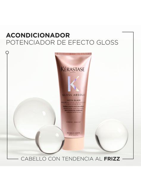 Acondicionador Efecto Gloss Cabello Con Tendencia Al Frizz Gloss Absolu Insta Glaze 250ml-1
