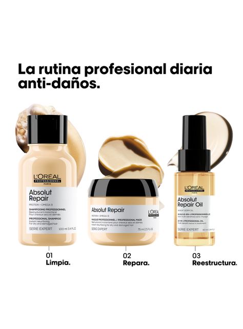Mini Aceite 10 en 1 Reparación y Nutrición Absolut Repair 30 ml-5