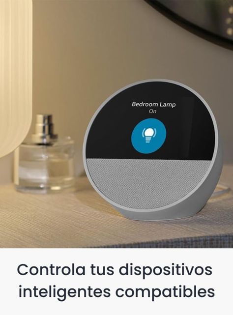 Asistente de Voz Amazon Alexa Echo Spot 2024 Blanco-5