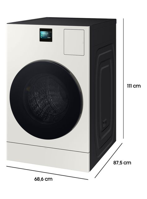 Lavadora-Secadora 25/15 kg Bespoke AI WD25FB8690BEZS-1