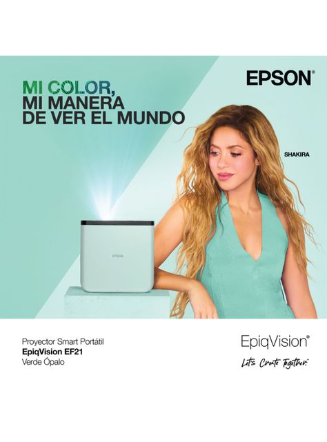Proyector Láser Portátil EpiqVision EF21 Verde-6