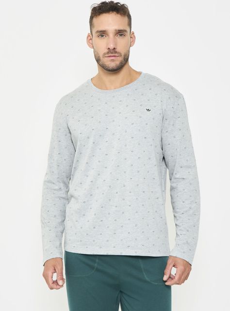 Pijama Largo Algodón Premium Bicolor-3
